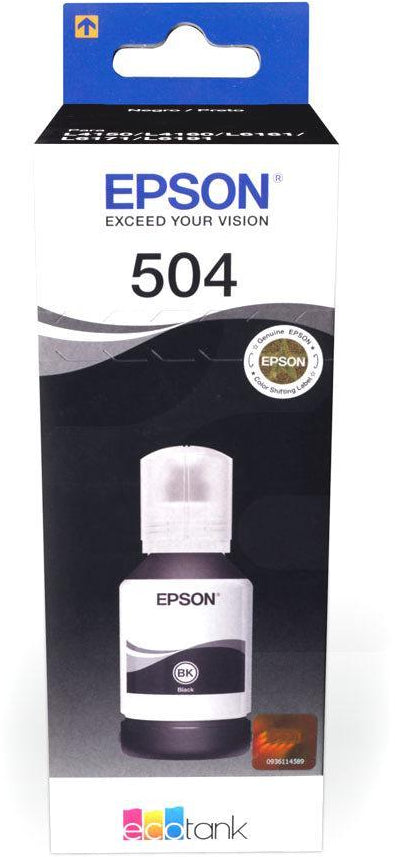 Tinta Epson T504 negra T504120-AL